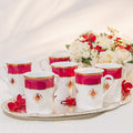 Lotus at Fatehpur - Set of 6 Coffee Mugs