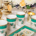 Spring in Udaipur - Set of 4 Coffee Mugs and a Tray
